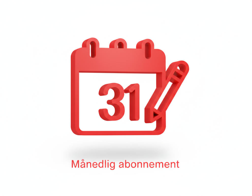 Månedlig abonnement
