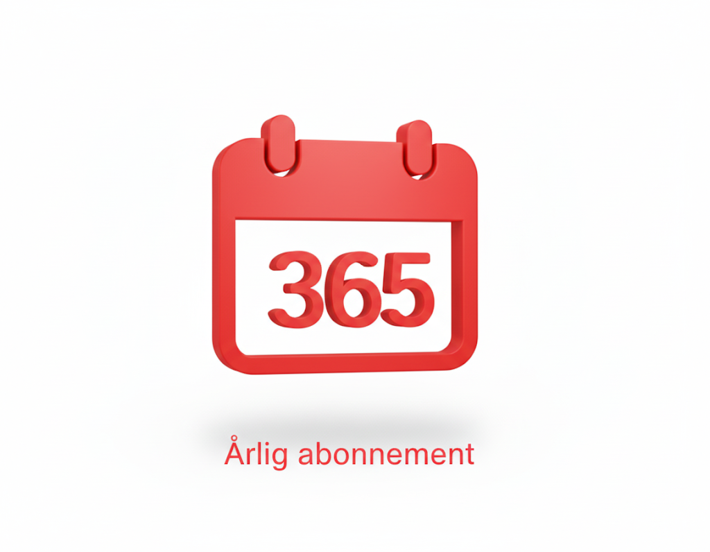 Årlig abonnement